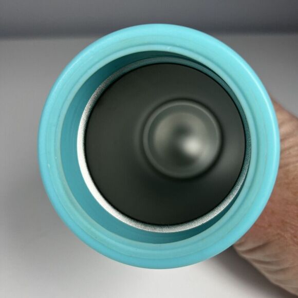 Swig Life Skinny Slim Can Cooler Insulated Marble & Turquoise Hot Cold 12 oz - Picture 5 of 5